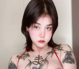 Twitter纹身反差女神《itsmukkk》超全合集