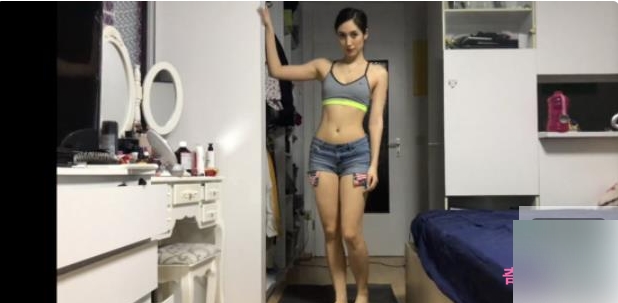 华裔名模（Maggie+Q）瑜伽表演，灵活柔美的完美身材【244m】