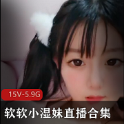 软软小湿妹资源合集：颜值身材润，私拍直播视频5.9G