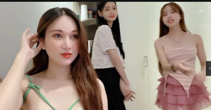 女神级别闺蜜同框自拍视频大放送！聊S道具全程闪现，P站身材欲超强！